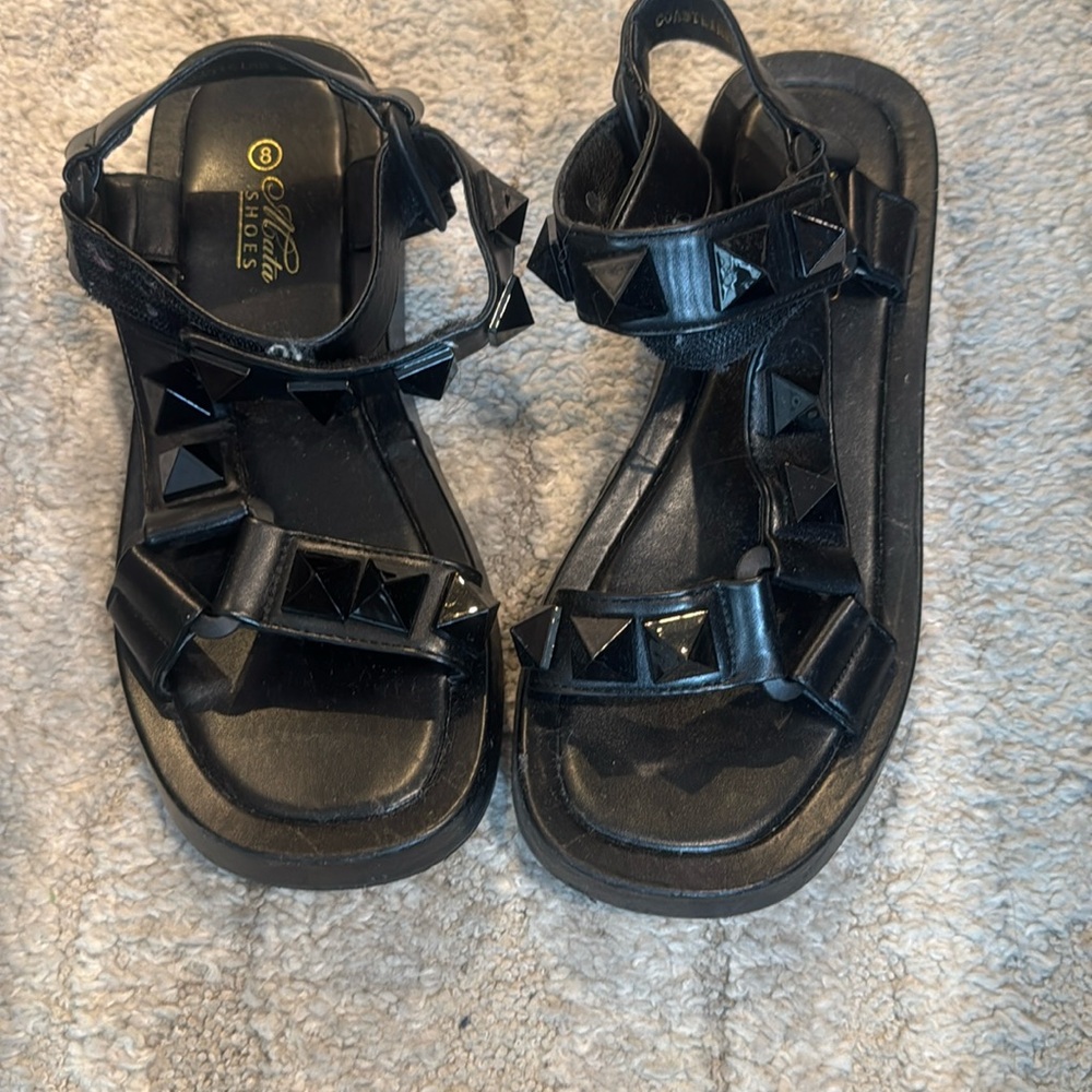 Studded sandals